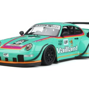 1:18 Scale Porsche 911 (993) RWB Rauh-Welt Body-Kit Vaillant 2022 green By GT Spirit