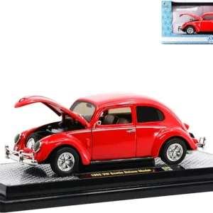 1:24 Scale 1952 VW Beetle Bright Red 6,500 Pieces World Wide M2